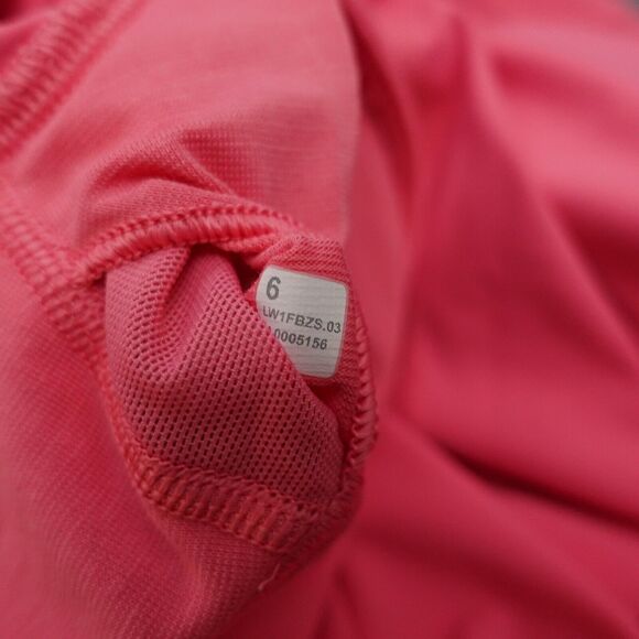 New Lululemon Size 6 Align Short Sleeve Dress SAKP Sakura Pink 3" Liner Nulu - Picture 8 of 9